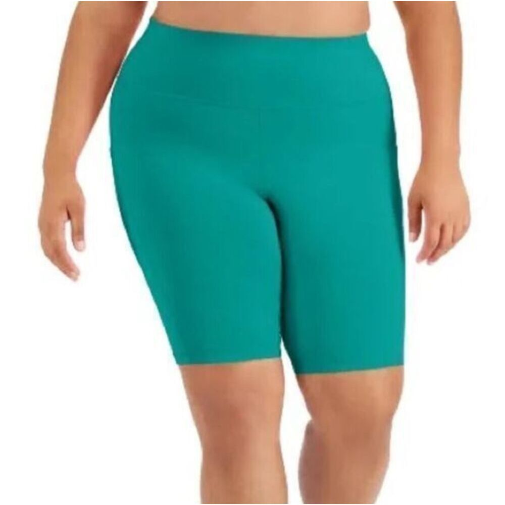 Ideology Performance Tropical Surf Biker Shorts Size 2X